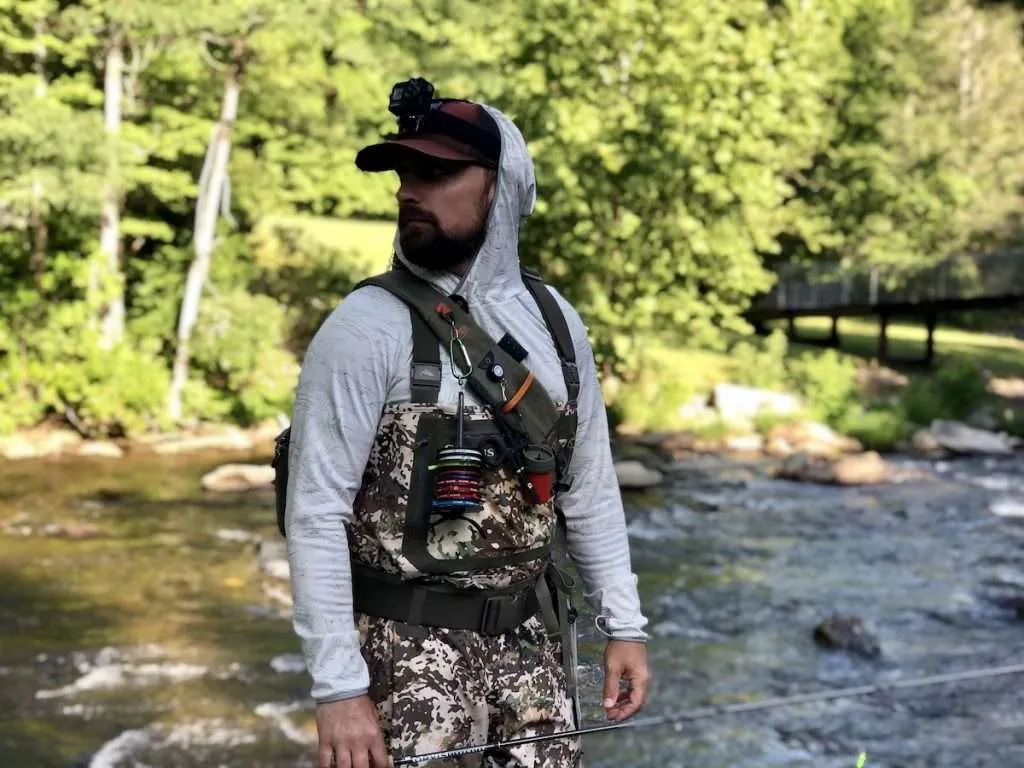 fly fishing waders with boots